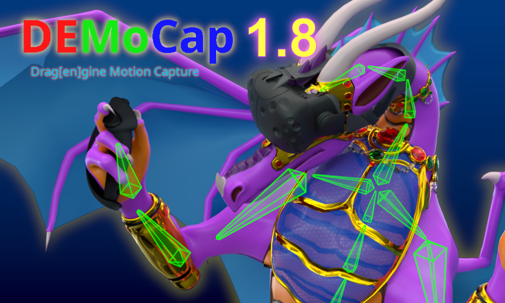 DEMoCap 1.8 Release (VR Motion Capture)