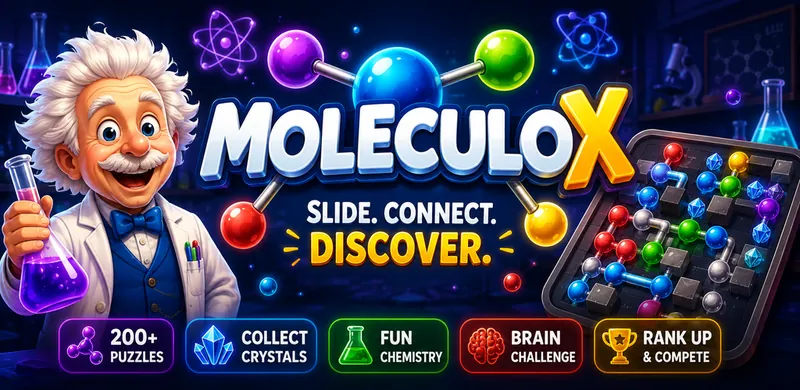 Moleculox is Live — From a Simple Atom Puzzle to a Full Molecule Challenge