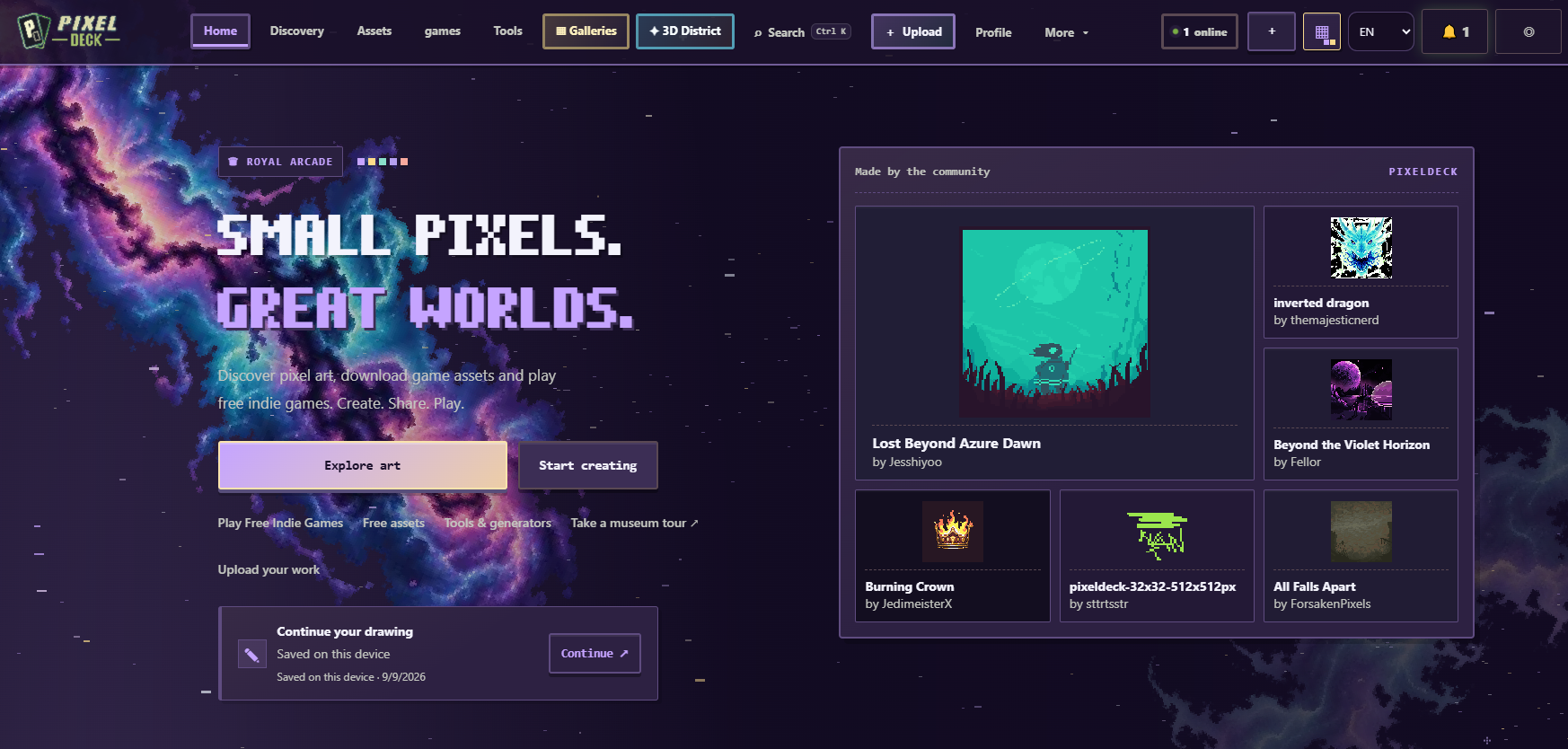 Building PixelDeck: What I Learned Creating a Platform for Pixel Art and Browser Games
