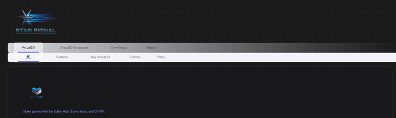 Virtual3D - Website live
