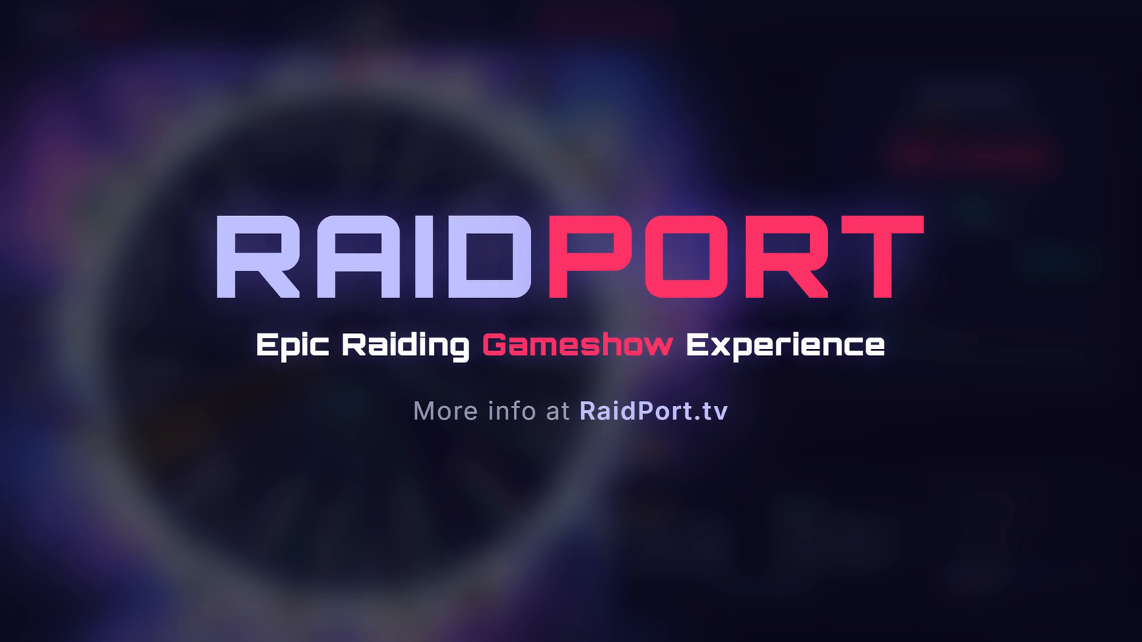 I built a live gameshow for Twitch raids, for small streamers