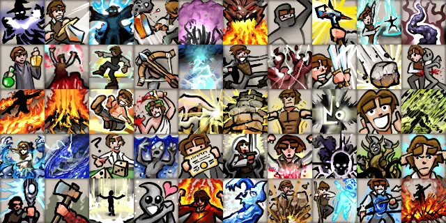 Dungeons of Dredmor skill/spell icons