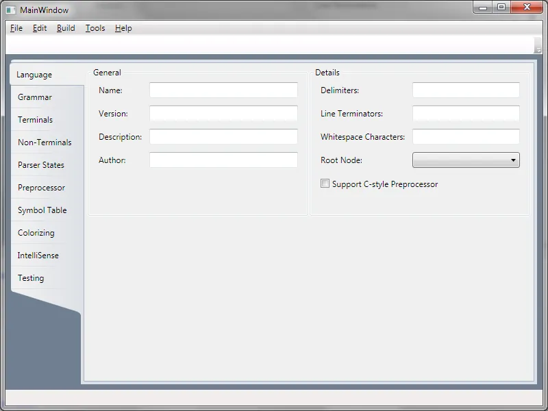 Language Builder IDE