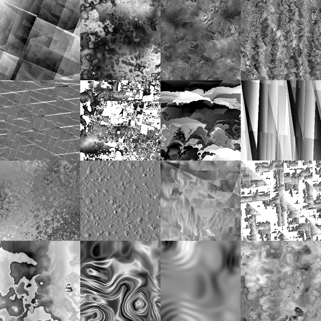Some more procedural grayscale textures