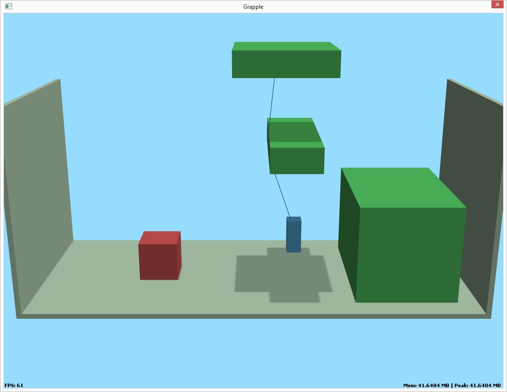 Grappling Hook game, now without blobs