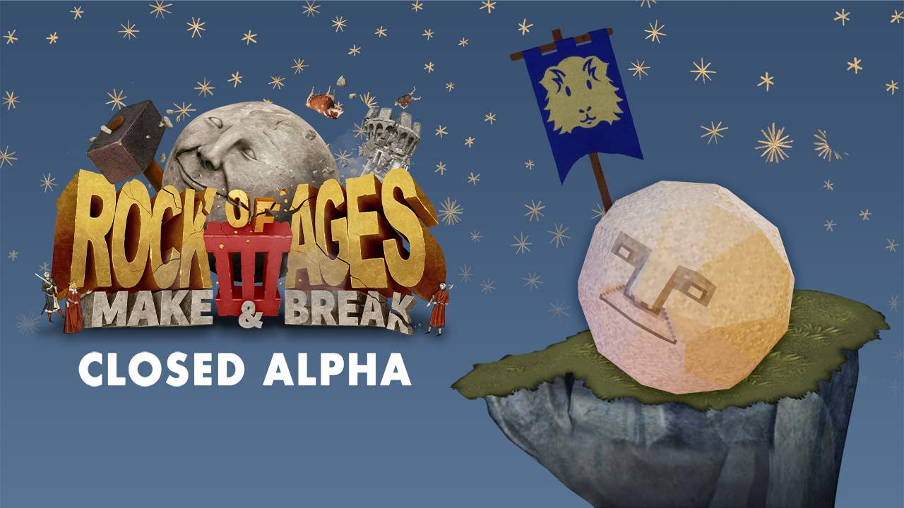 Rock of Ages 3 Closed Alpha is coming to Steam on January 10th!