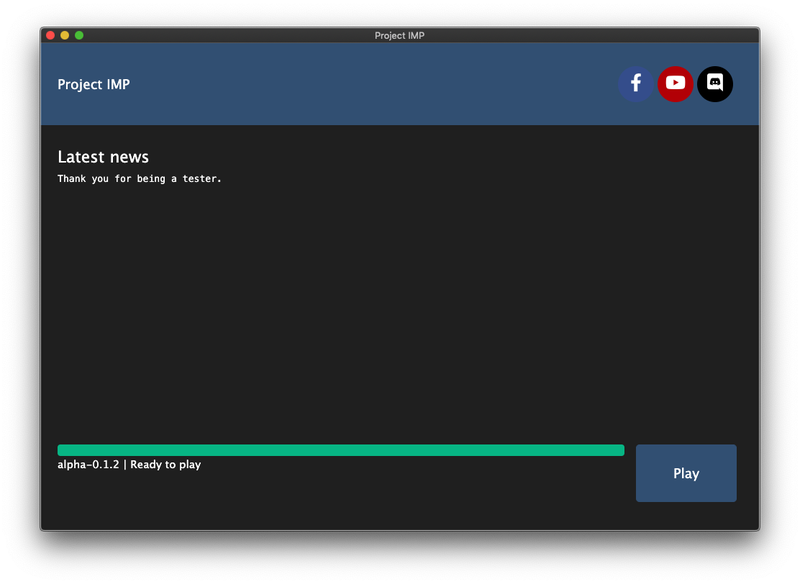 Game launcher for my MMORPG
