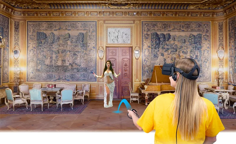 Volumetric video of a dancer in Virtual Reality.