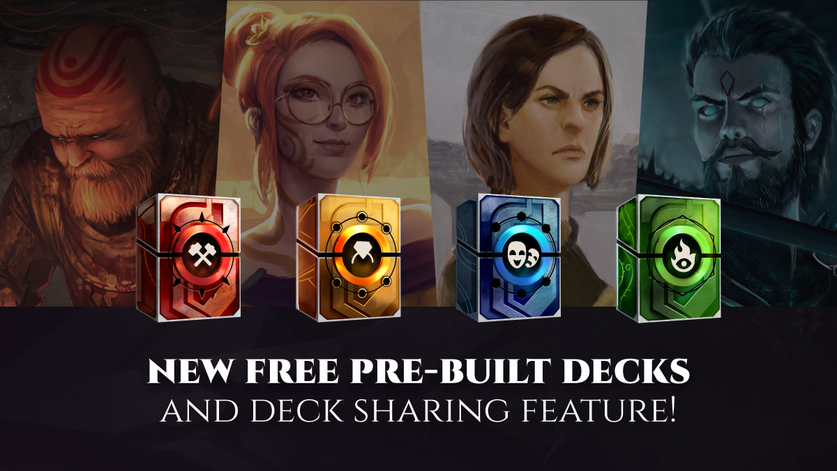 Explore new strategies with the free Pre-Built Decks