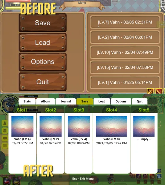 Legend of Krannia version 0.1.6 updates