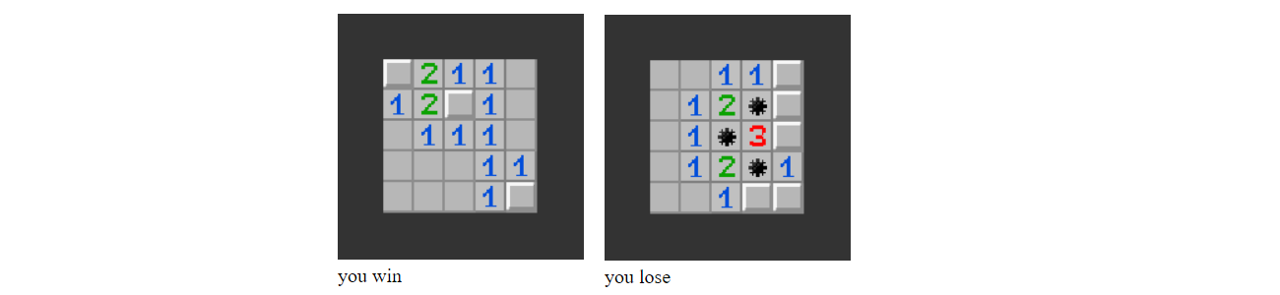 Make small Games. Minesweeper in WebGL. Port from NoobTuts