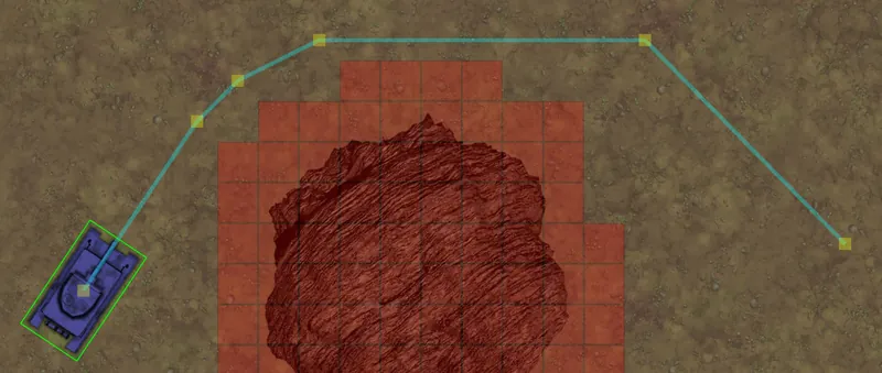 RTS devlog #10: Following paths