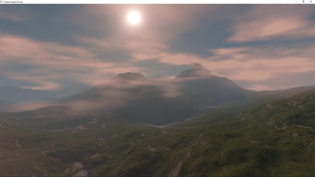 OpenGL procedural terrain - volumetric clouds