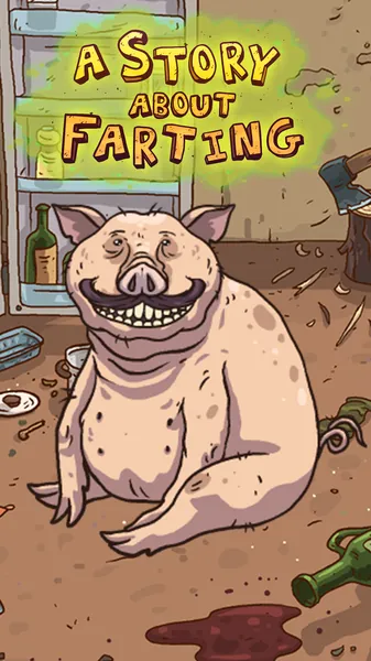 A Story About Farting - meet the Pig with Moustache! 😎