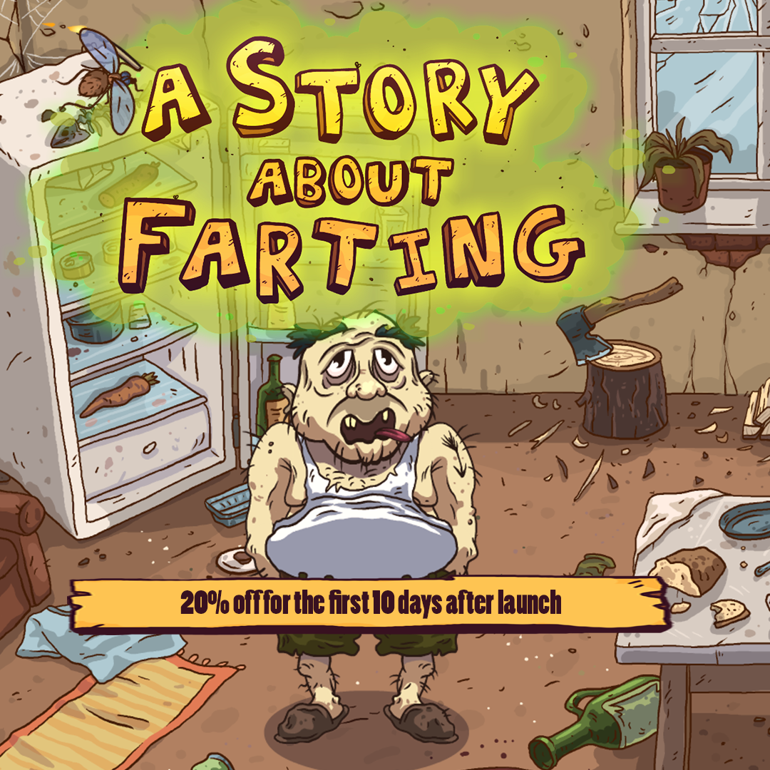 A Story About Farting is already on Steam! 🥳🥳