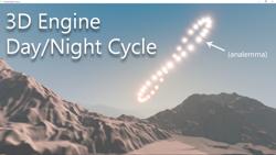 Day/Night cycle inside my custom OpenGL engine
