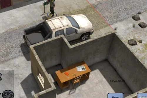 Screen space ambient occlusion in Merc Tactics