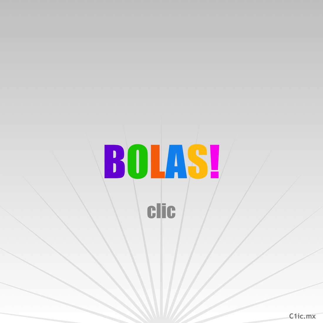 Bolas! (balls!) - HTML5 TOY