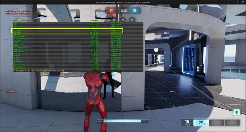 Unreal Engine - The "EngineMisc" in the low level memory tracker could be tricky for you.