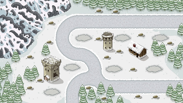 How to transverse a road in a defend the tower game