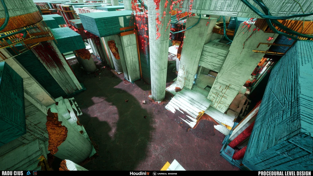 Houdini Tutorial Procedural Level Design in Unreal Engine 4 by Radu Cius