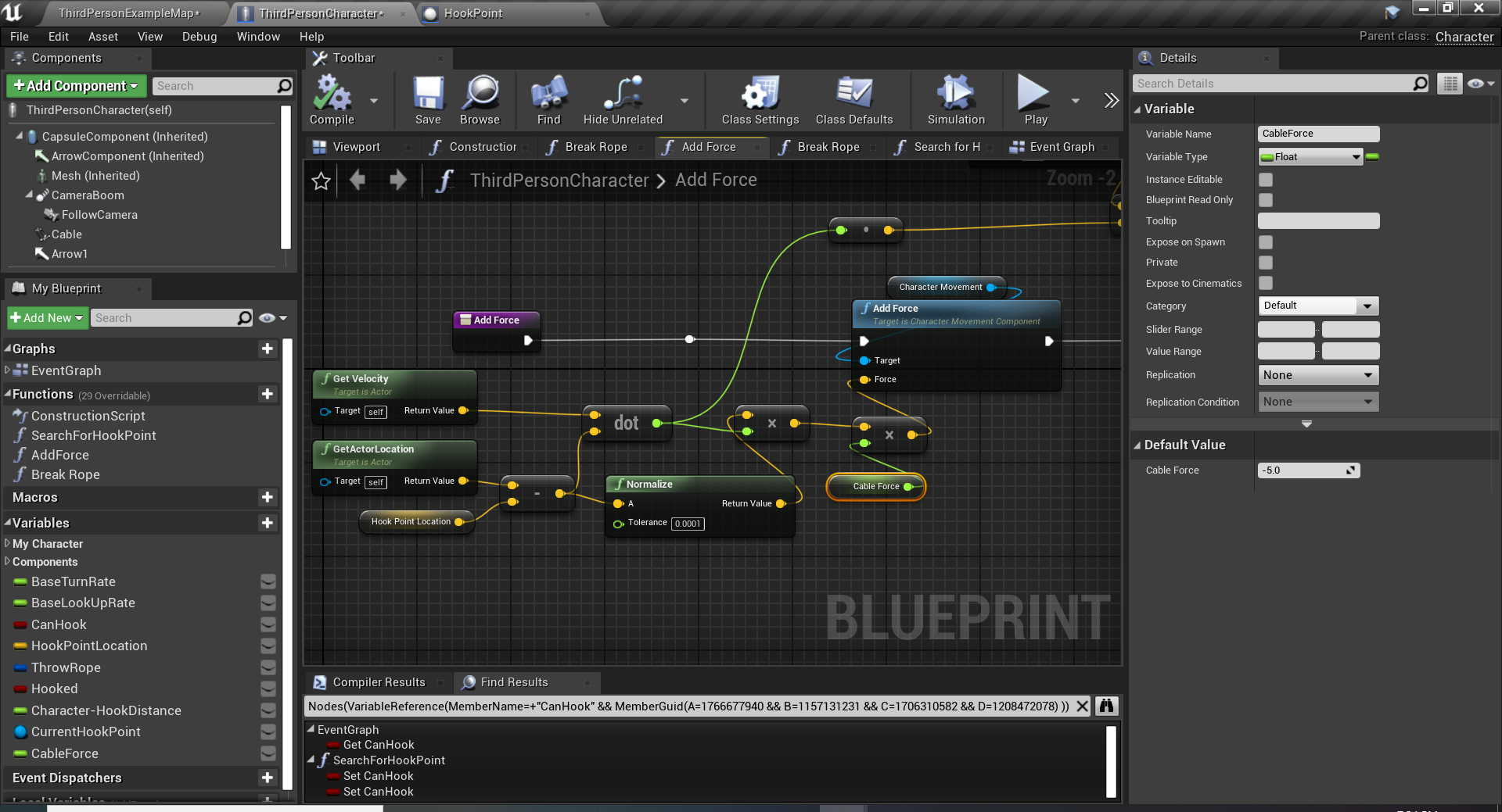 Trying to visualize vectors (UE4 Blueprints)