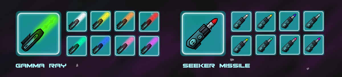 Weapons in Zirthian Part 2: Gamma Ray and Seeker Missile