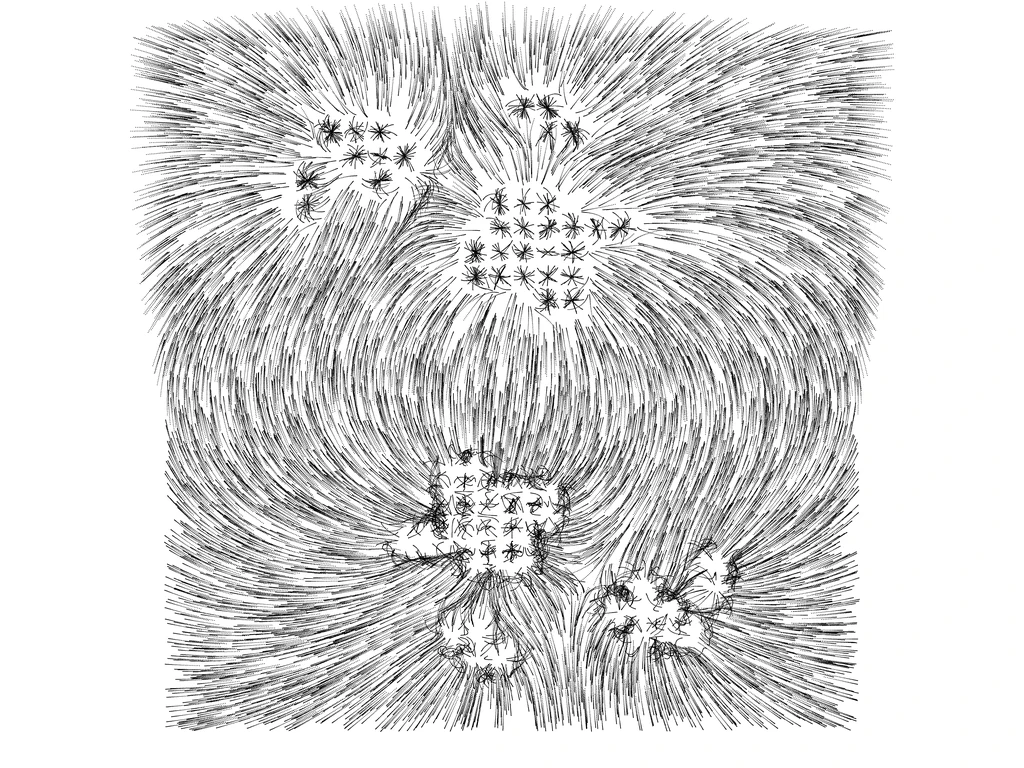 Attraction-repulsion, with regard to the complex Julia set by Shawn Halayka