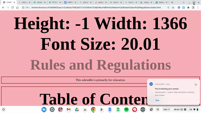 Why doesn't this font-size resize function work correctly?