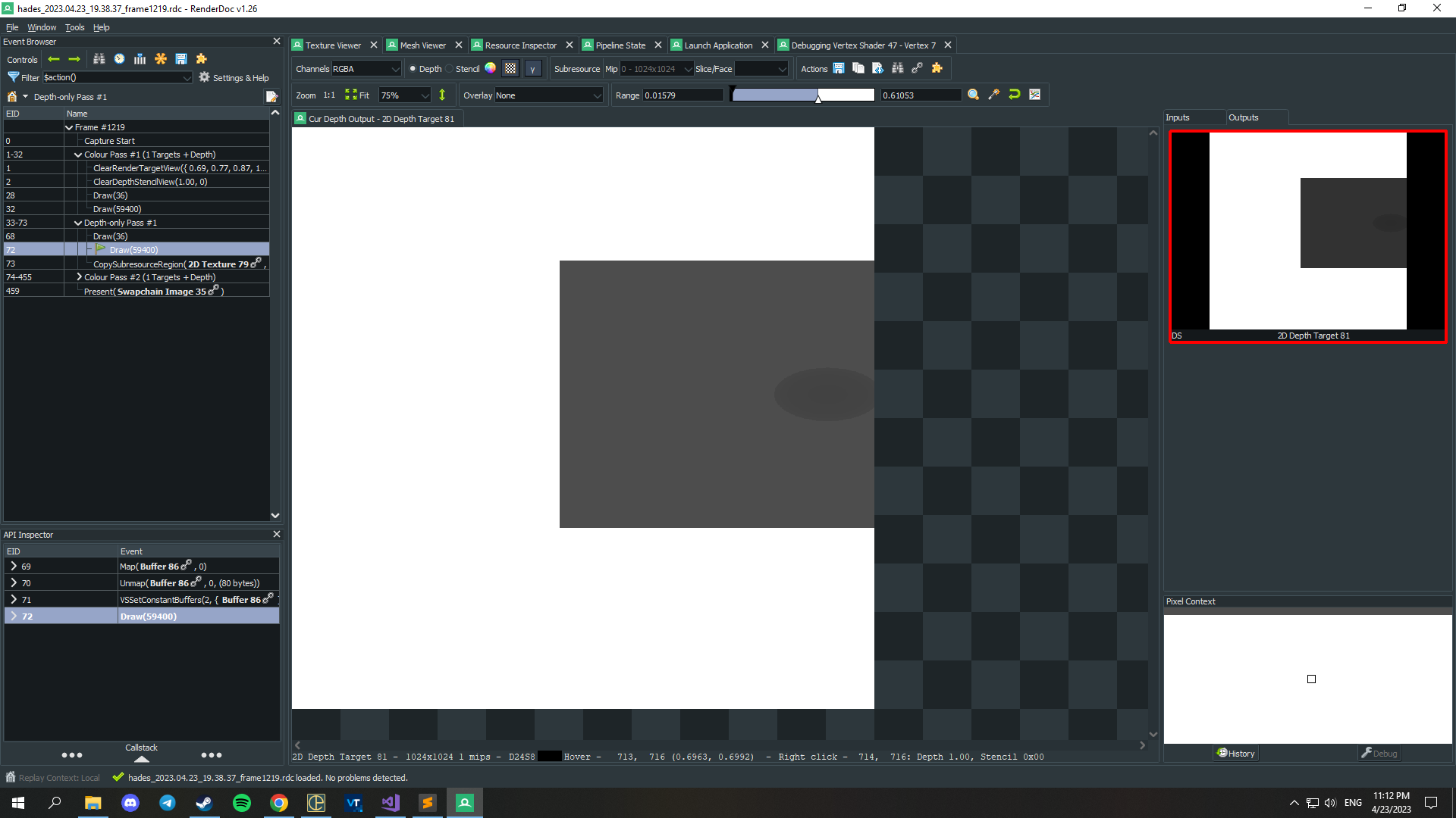 Why I get meshes not in the middle using orthographic matrix