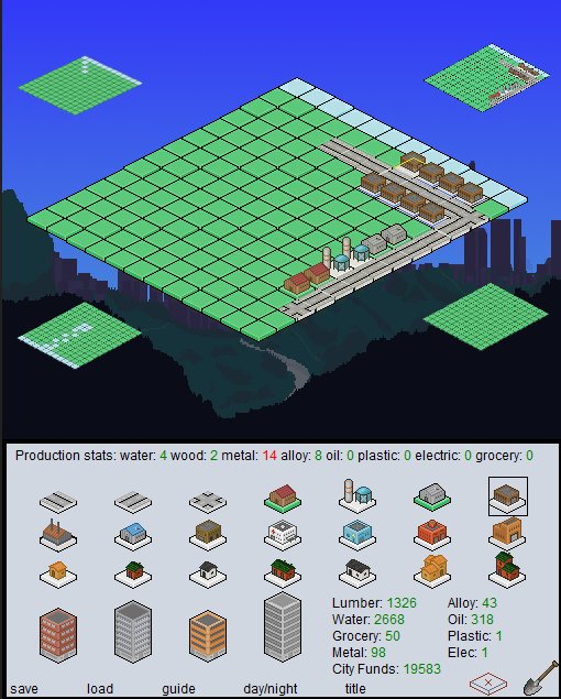 Idle City Sim 2051 web game