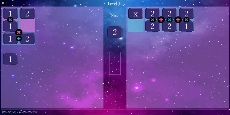 Algebrain: a math puzzle game