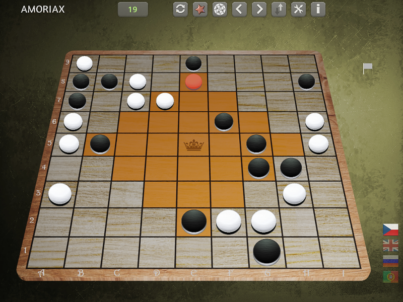 Amoriax - tactical game based on Roman board games