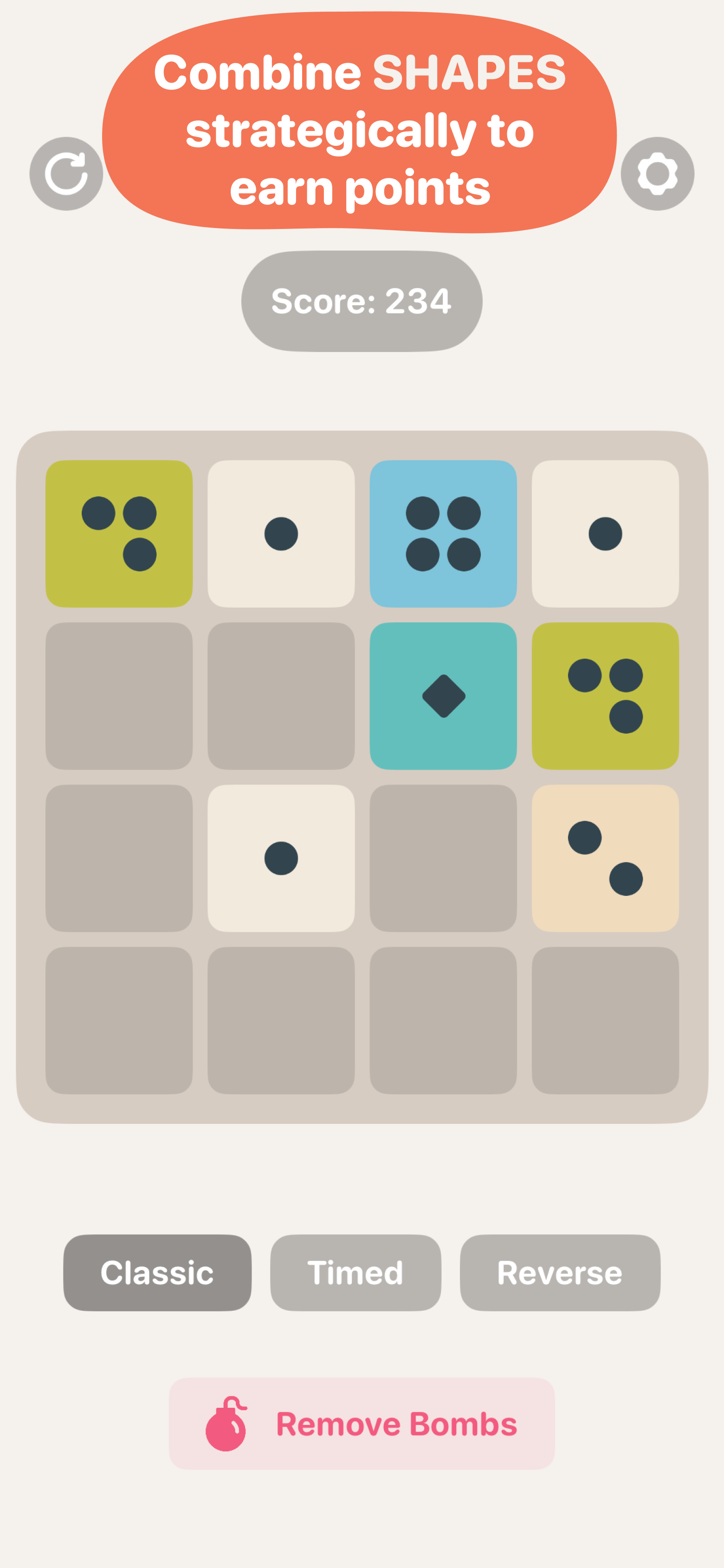 Mergeometry! a new iOS game reimagining 2048