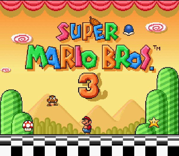 Super Mario Bros 3 Title Screen