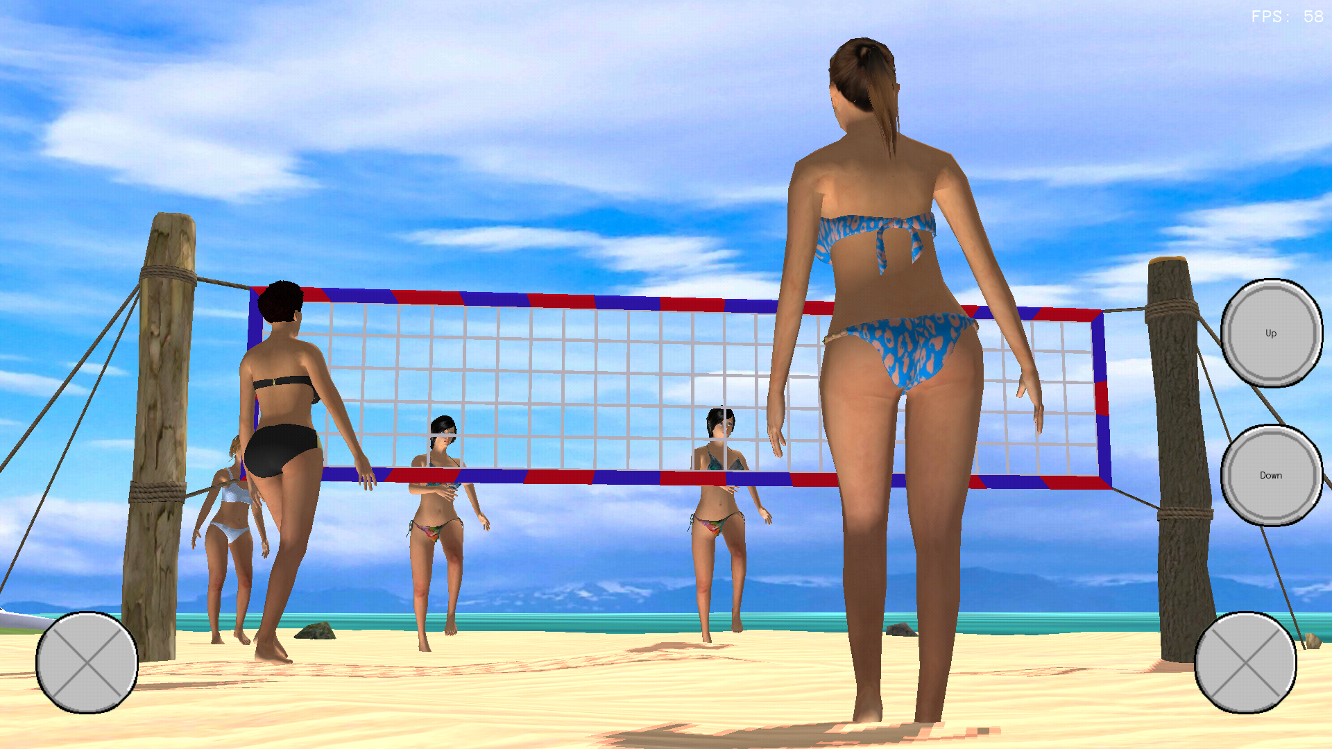 Hot Beach Volleyball - developing.