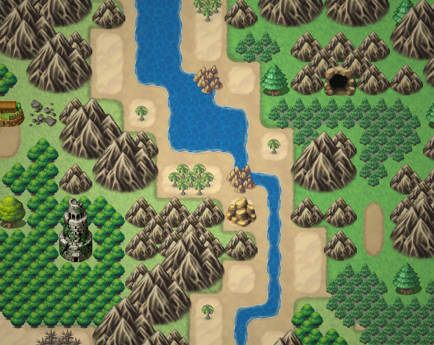 Ysmael Overworld Map Resource For Rpg Makers