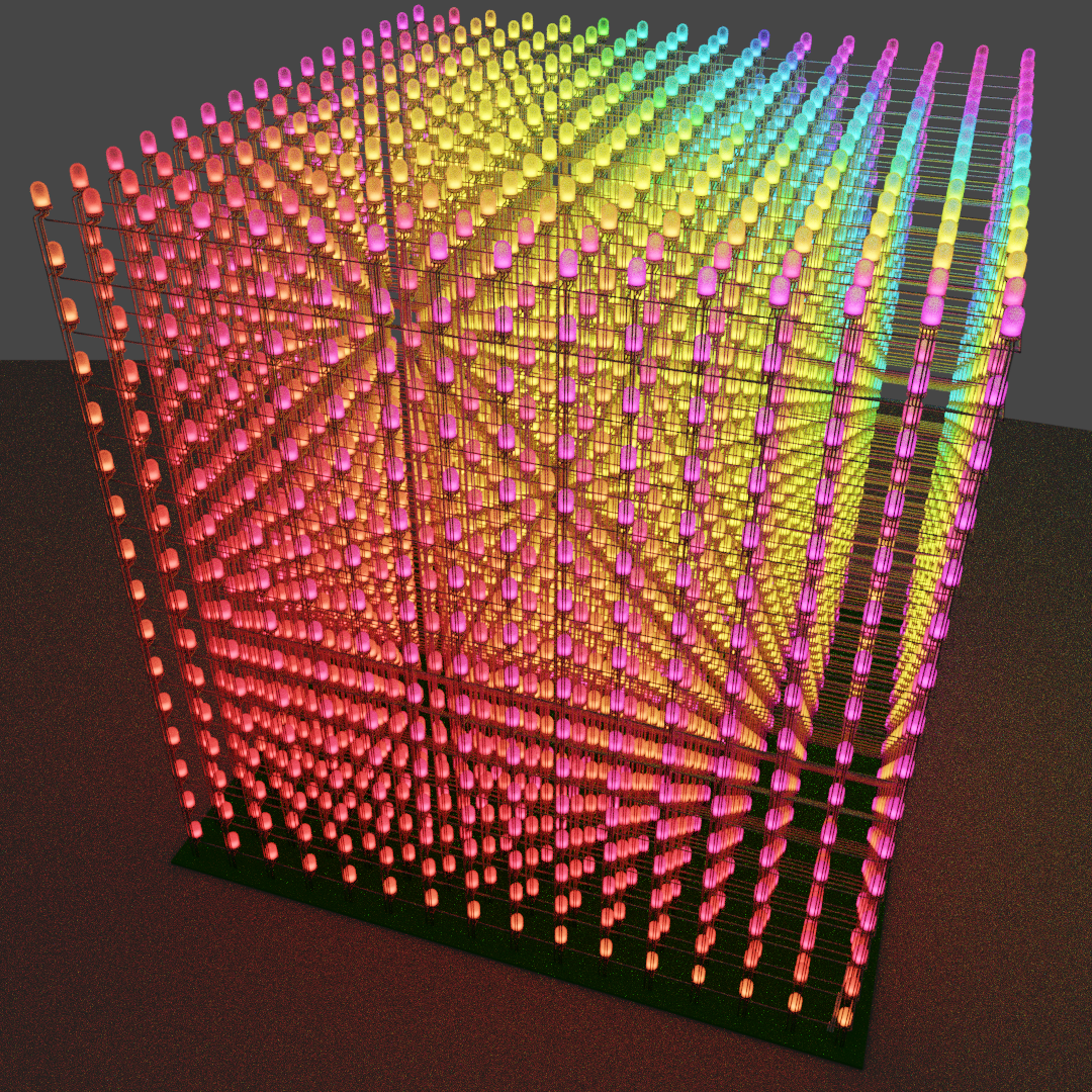 Observation Bad mood Hopefully LED selection and connection plan - 16x16x16 RGB LED Cube - GameDev.net