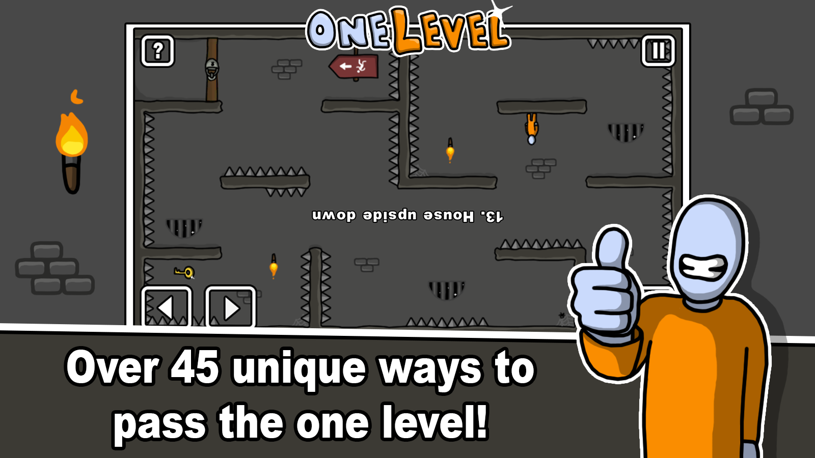 One level game. Игры Стикмен побег. One Level игра. Стикмен one Level.