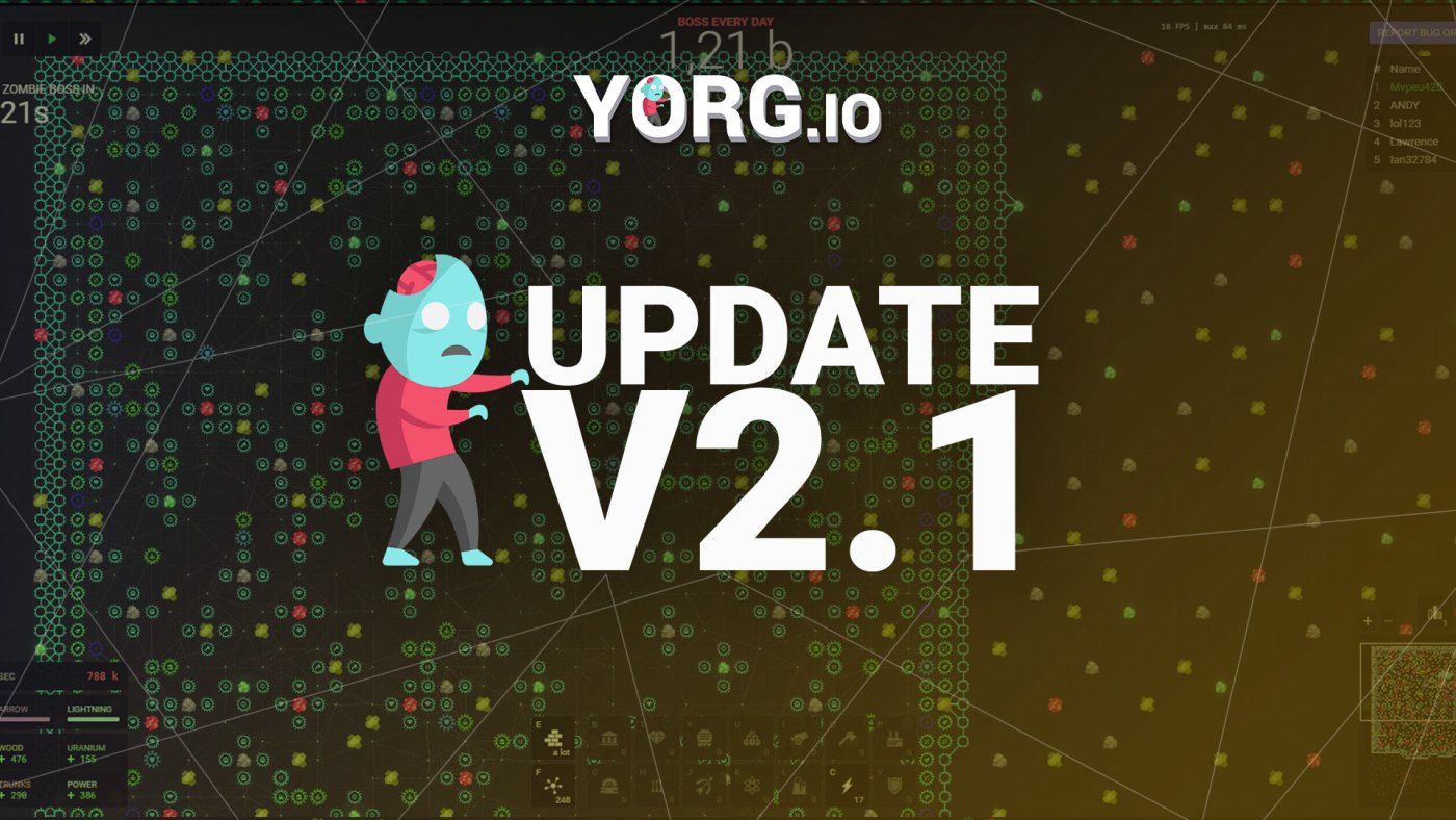 YORG.io v2.1 release