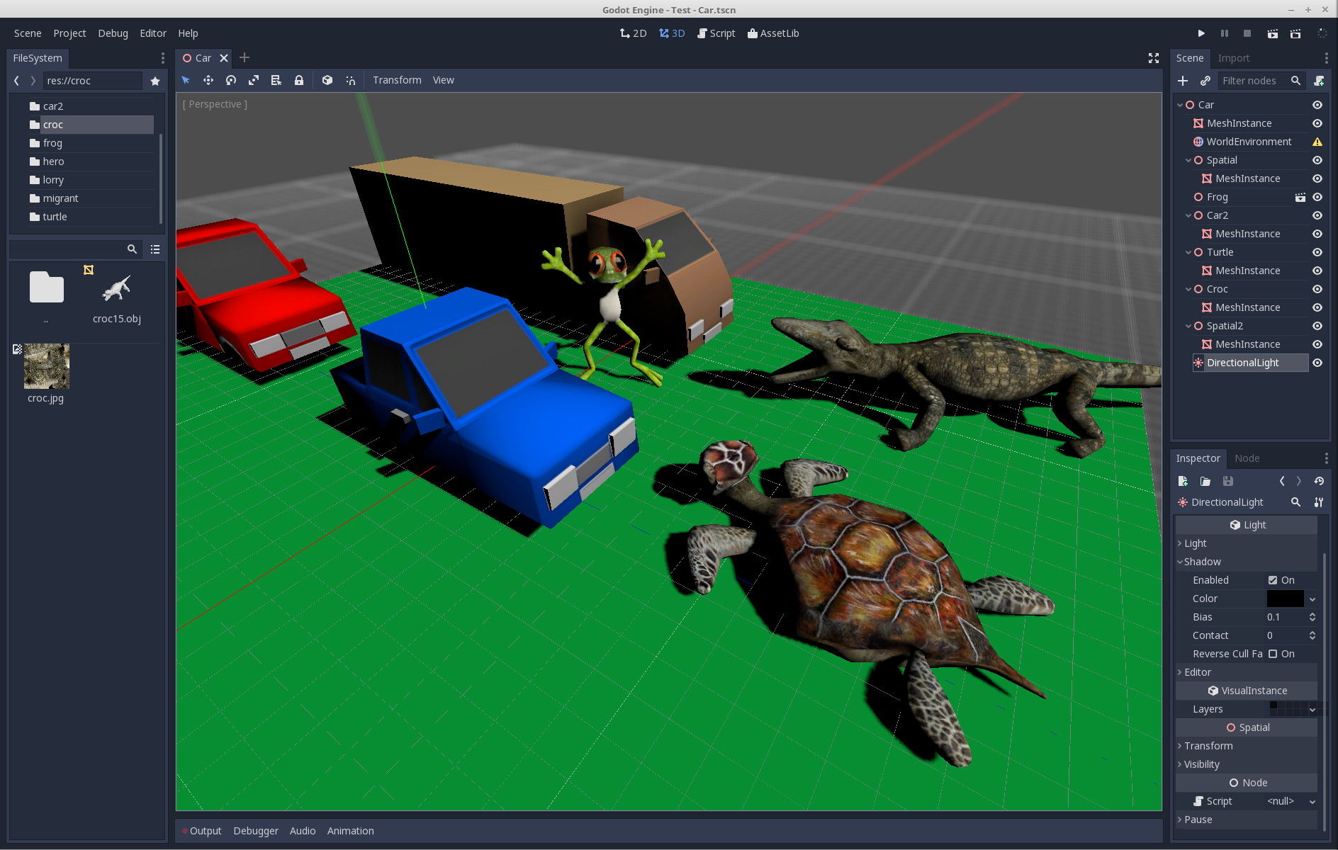 Frogger - Models and First Version