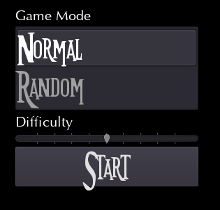 Random game mode and options