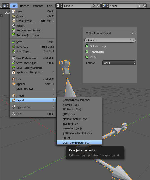 Blender Mesh Export Script Nubdevice Gamedev Net