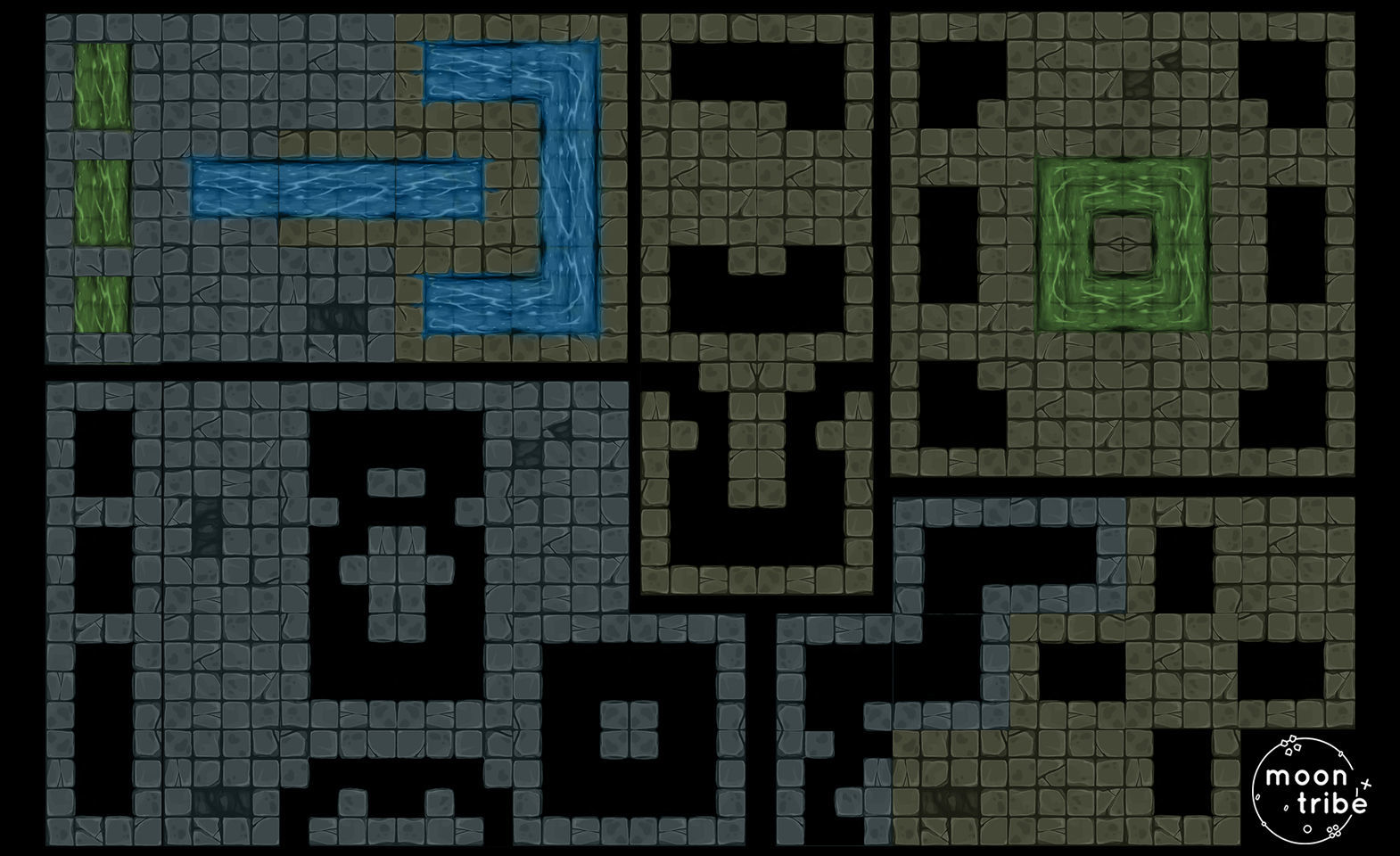 Isometric Dungeon Tiles