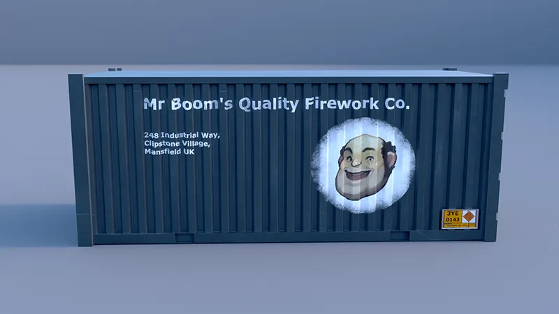 Mr Boom's Shipping Container