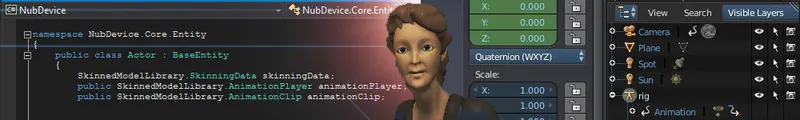 Blender Mesh Export Script
