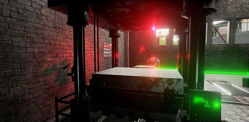 The Hydraulic Press - Not safe for use around explosives.
