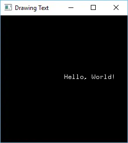 Text. Legacy OpenGL 1.5, FreeGLUT