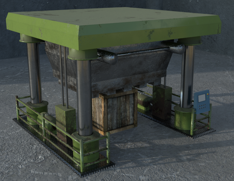 The Hydraulic Press - Mr Boom's Firework Factory
