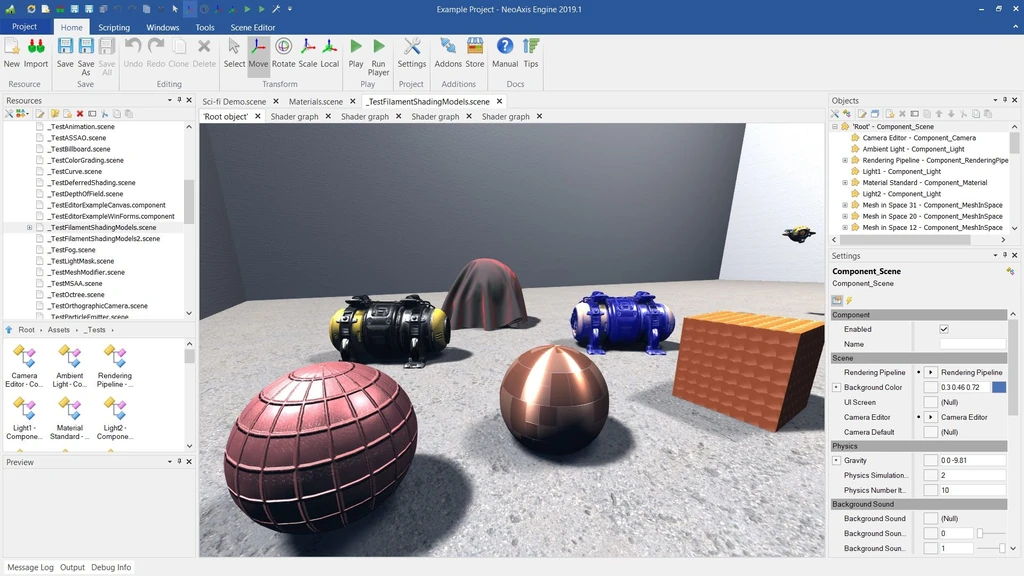 Neox Engine NeoAxis Engine 2019.2 Released - GameDev.net